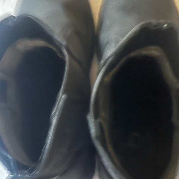 Clitenk Black Steel Toe Boots Sz 9 main image 7